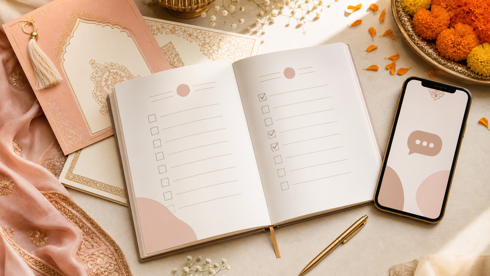 Wedding planner questionnaire for Indian wedding client onboarding